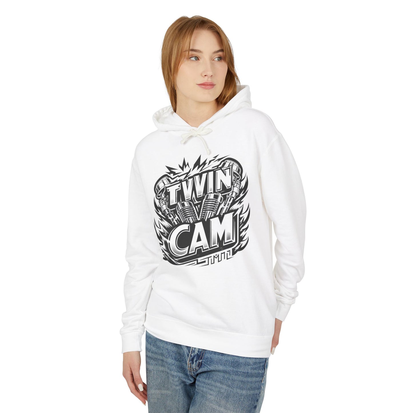 Twin Cam Motor Lightweight Hoodie - Cotton