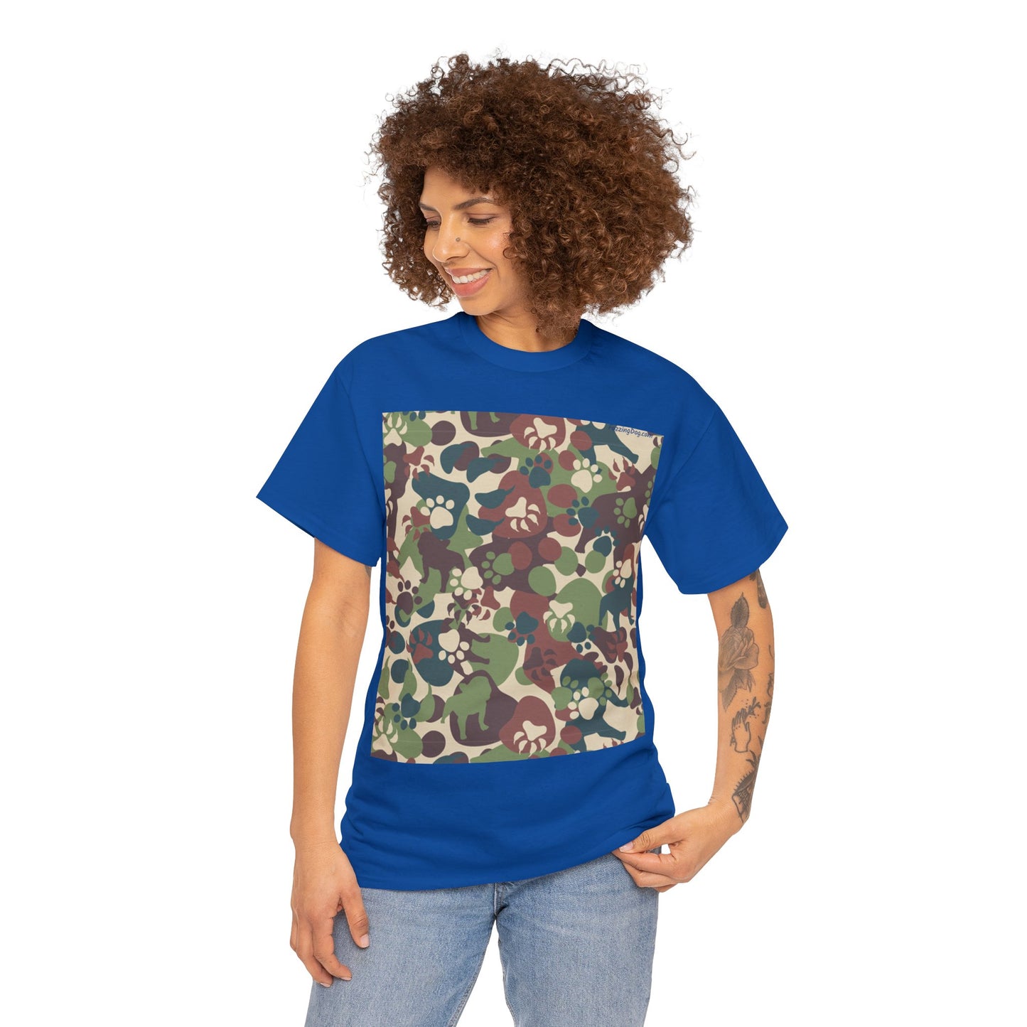 Dog Camo Unisex Heavy Cotton Tee