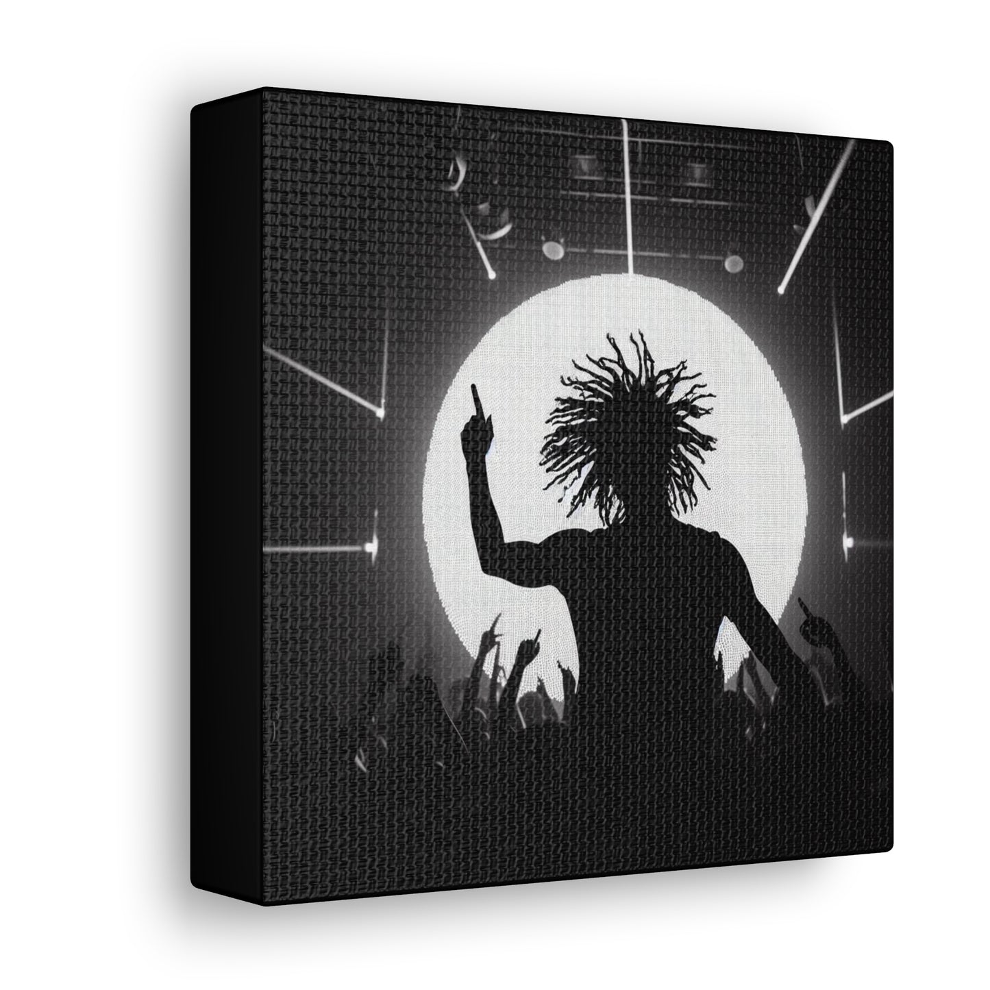 Smoov DJ in the club Canvas Wall Art