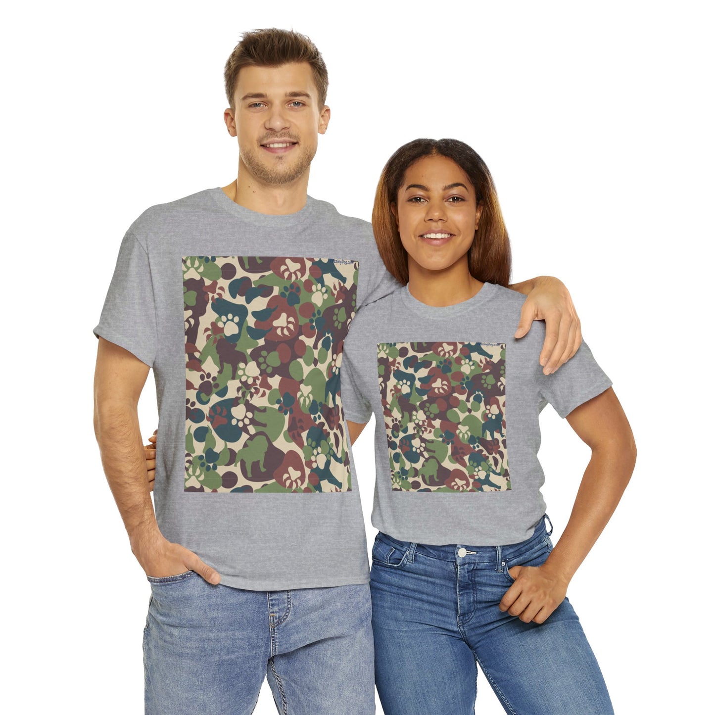 Dog Camo Unisex Heavy Cotton Tee