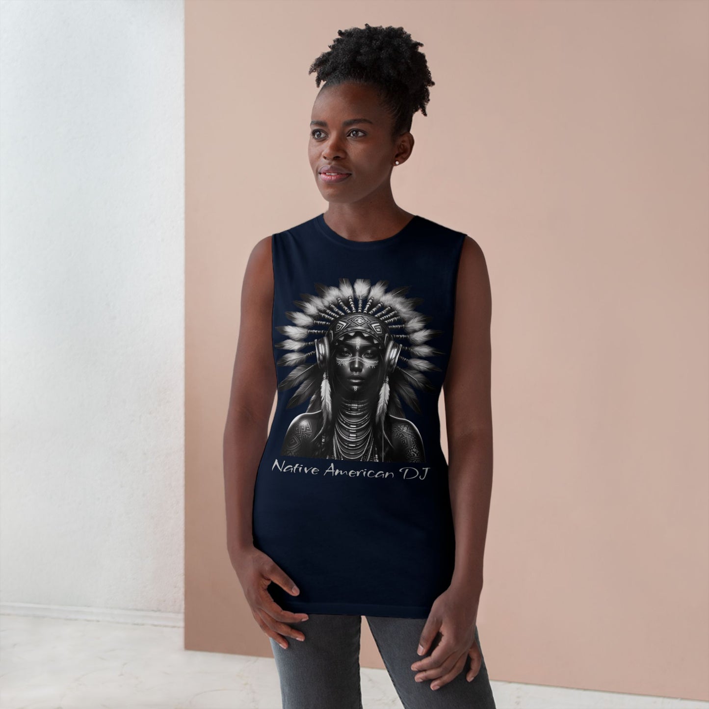 Tank Top - Modern Native American DJ Urban Street Style