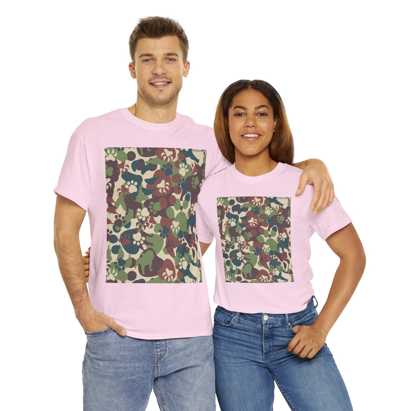 Dog Camo Unisex Heavy Cotton Tee