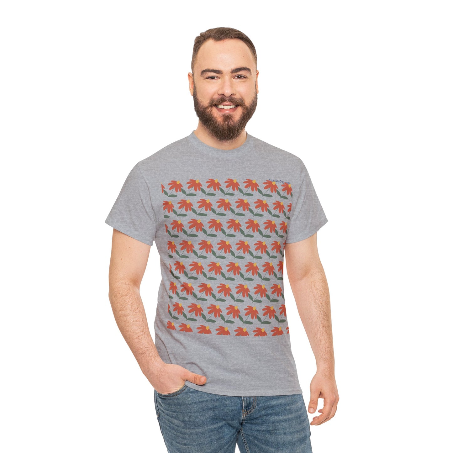 Flower Unisex Heavy Cotton Tee