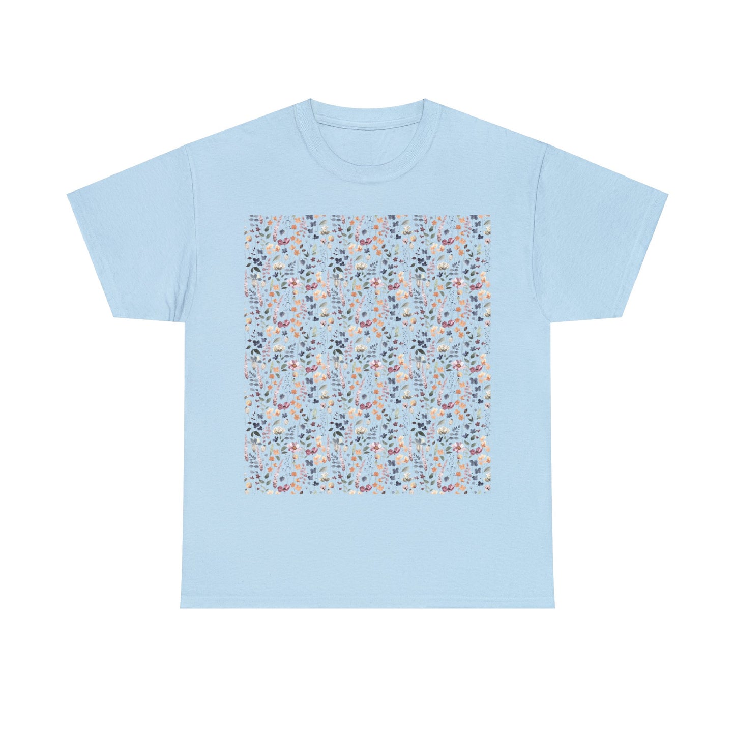 Flowers Unisex Heavy Cotton Tee