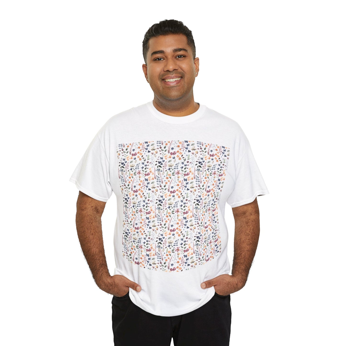 Flowers Unisex Heavy Cotton Tee