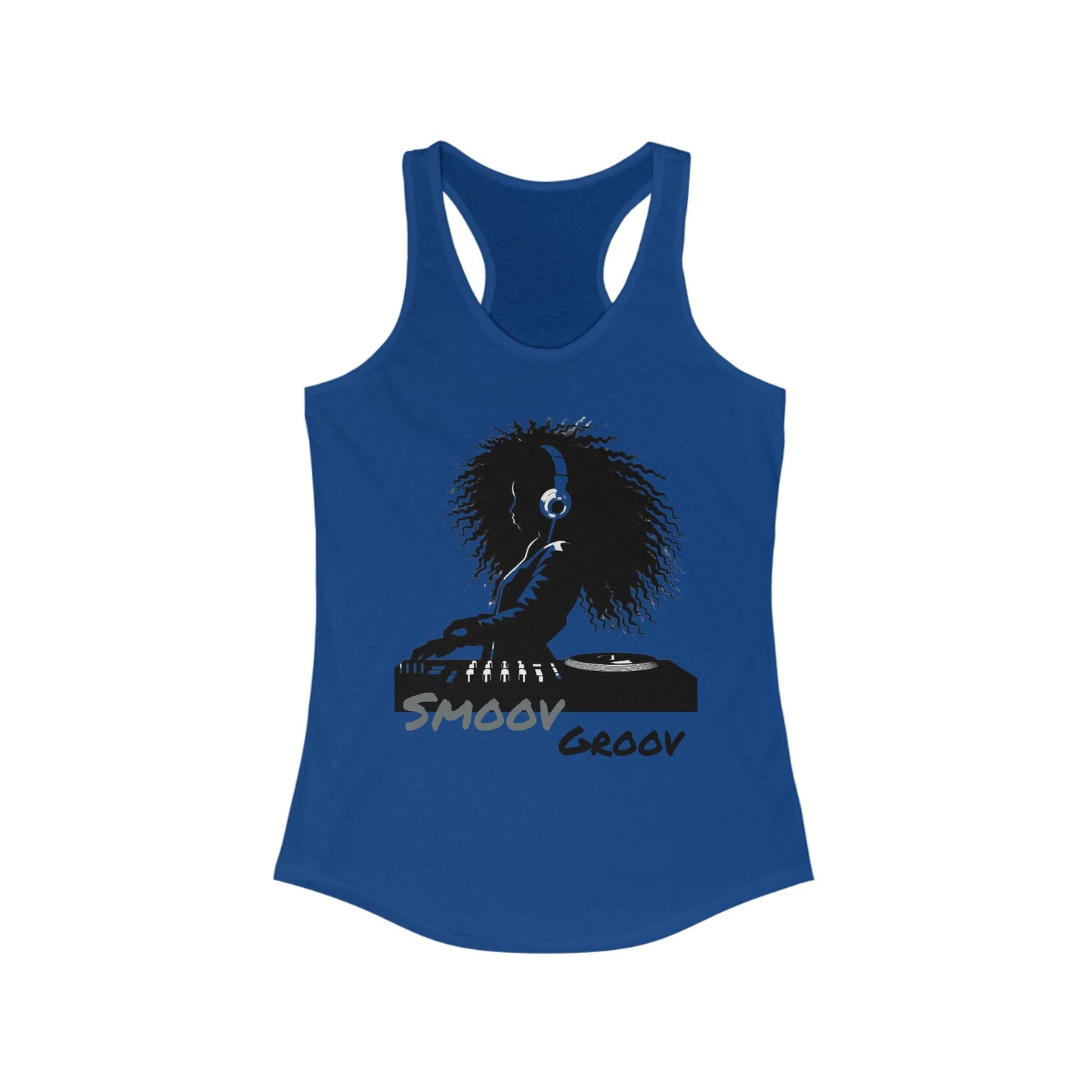 Smoov DJ Girl, Women's Ideal Racerback Tank
