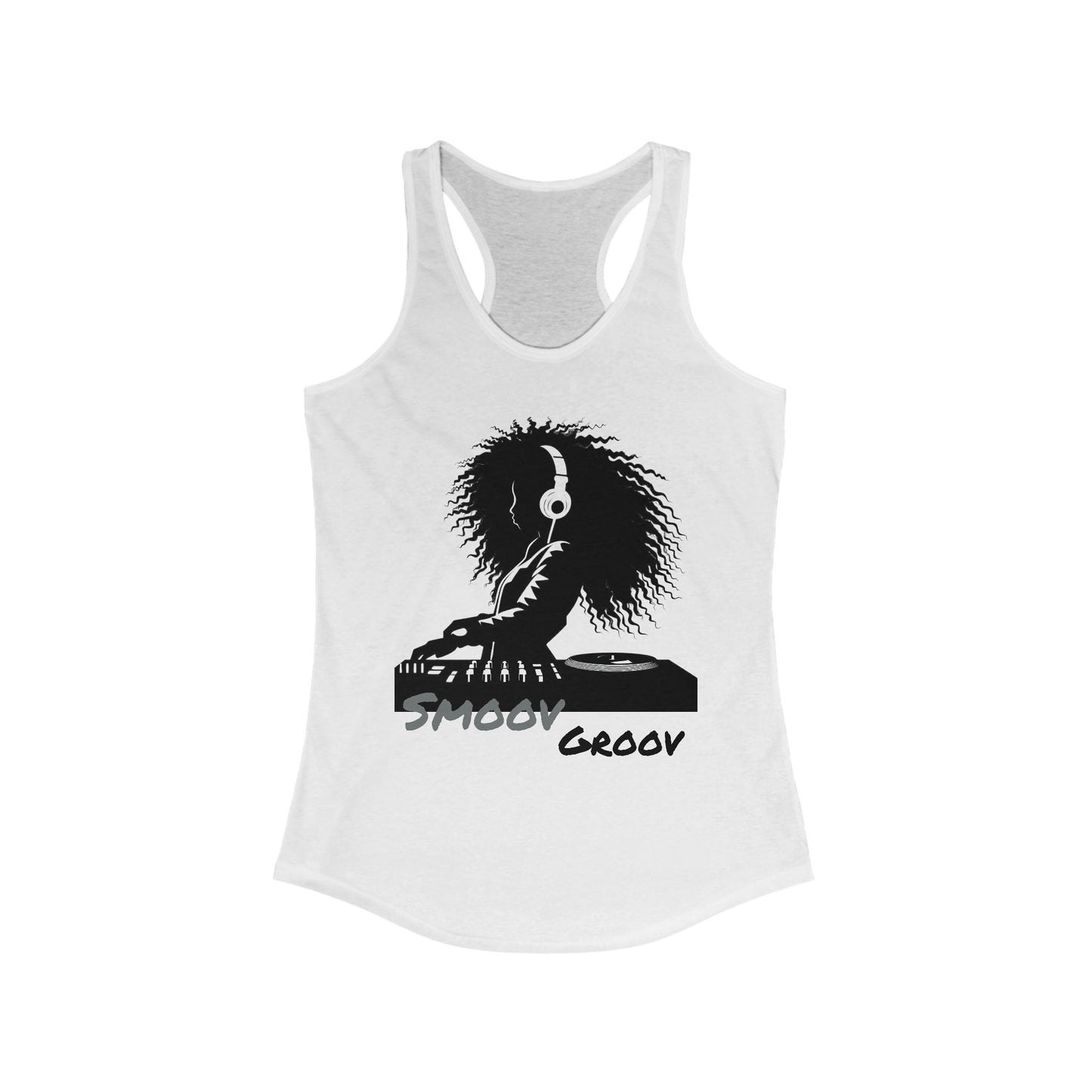 Smoov DJ Girl, Women's Ideal Racerback Tank