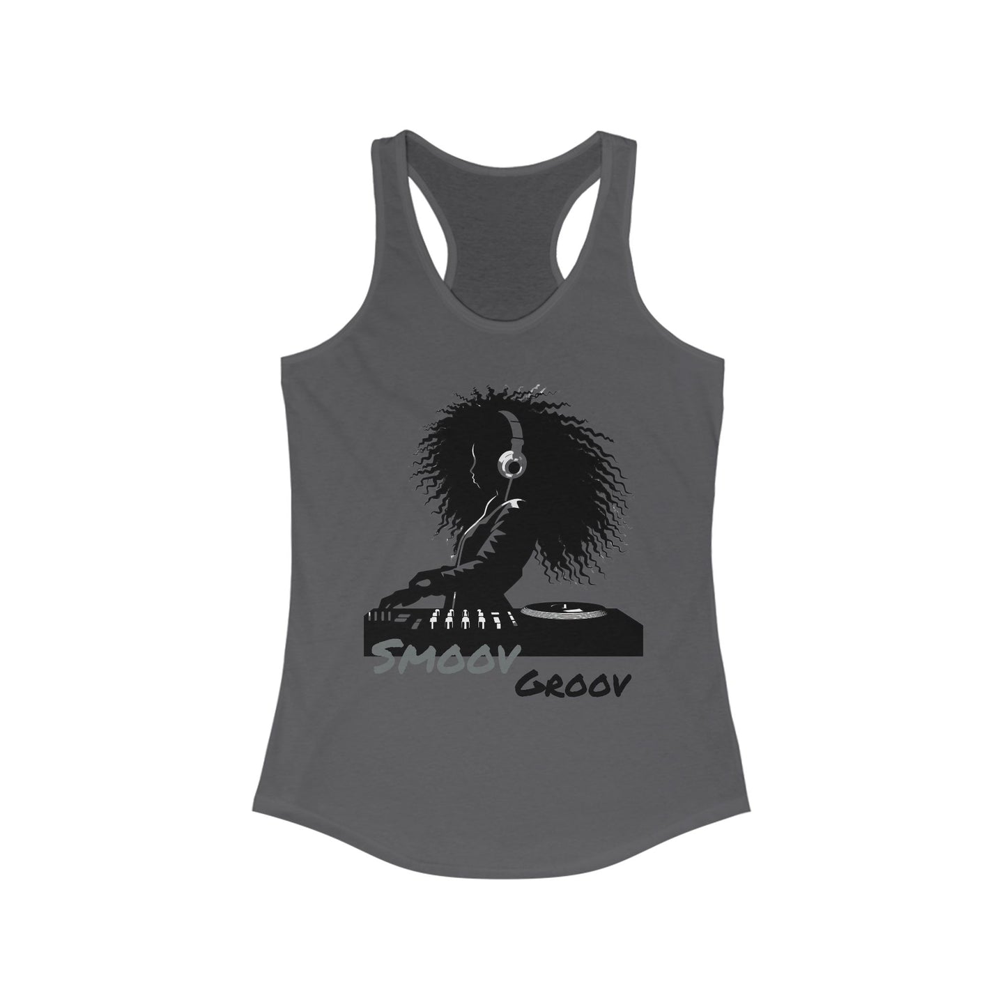 Smoov DJ Girl, Women's Ideal Racerback Tank