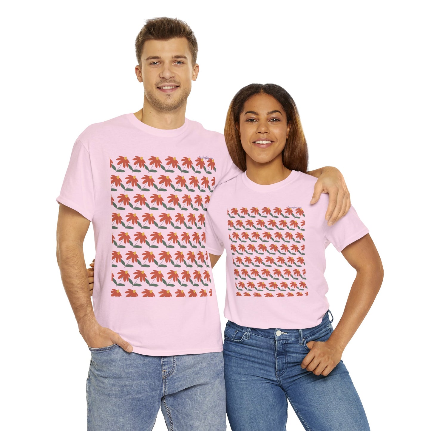 Flower Unisex Heavy Cotton Tee