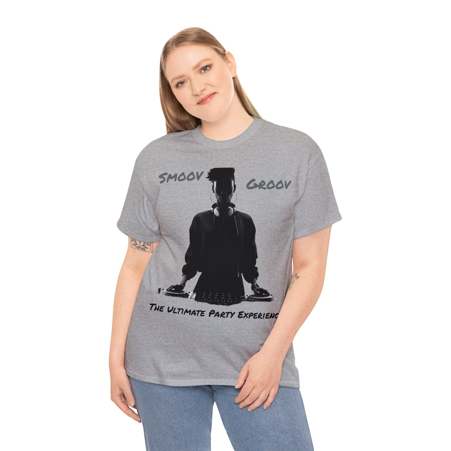 Smoov Groov Black Artist DJ Unisex Heavy Cotton T-Shirt