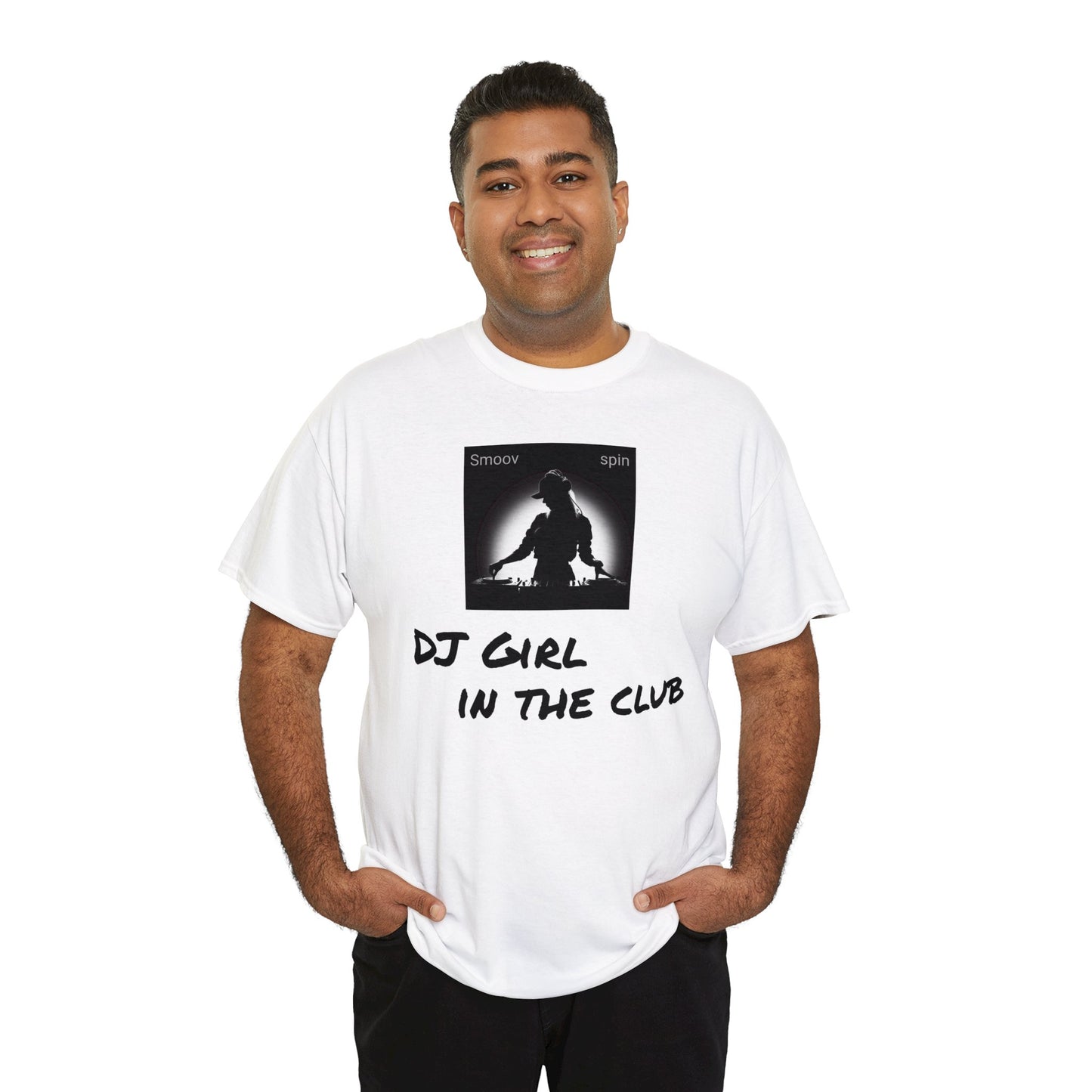 Smoov Girl DJ T-Shirt Unisex Heavy Cotton