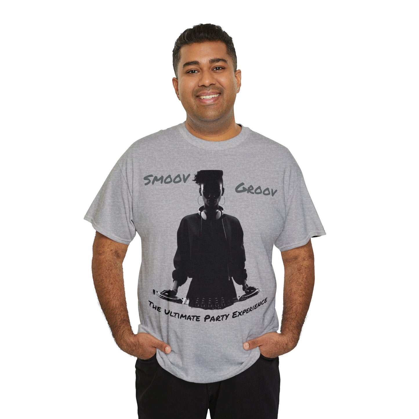 Smoov Groov Black Artist DJ Unisex Heavy Cotton T-Shirt