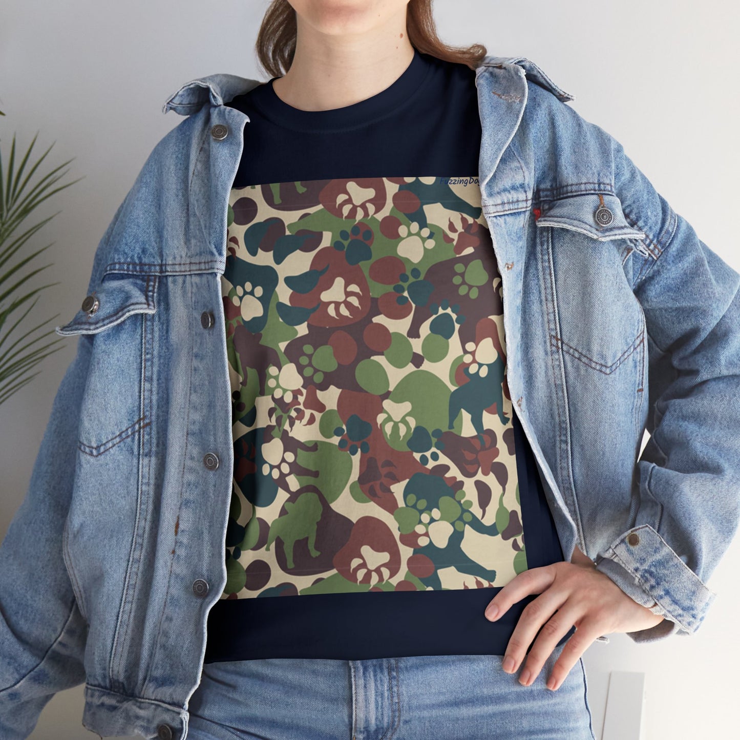 Dog Camo Unisex Heavy Cotton Tee