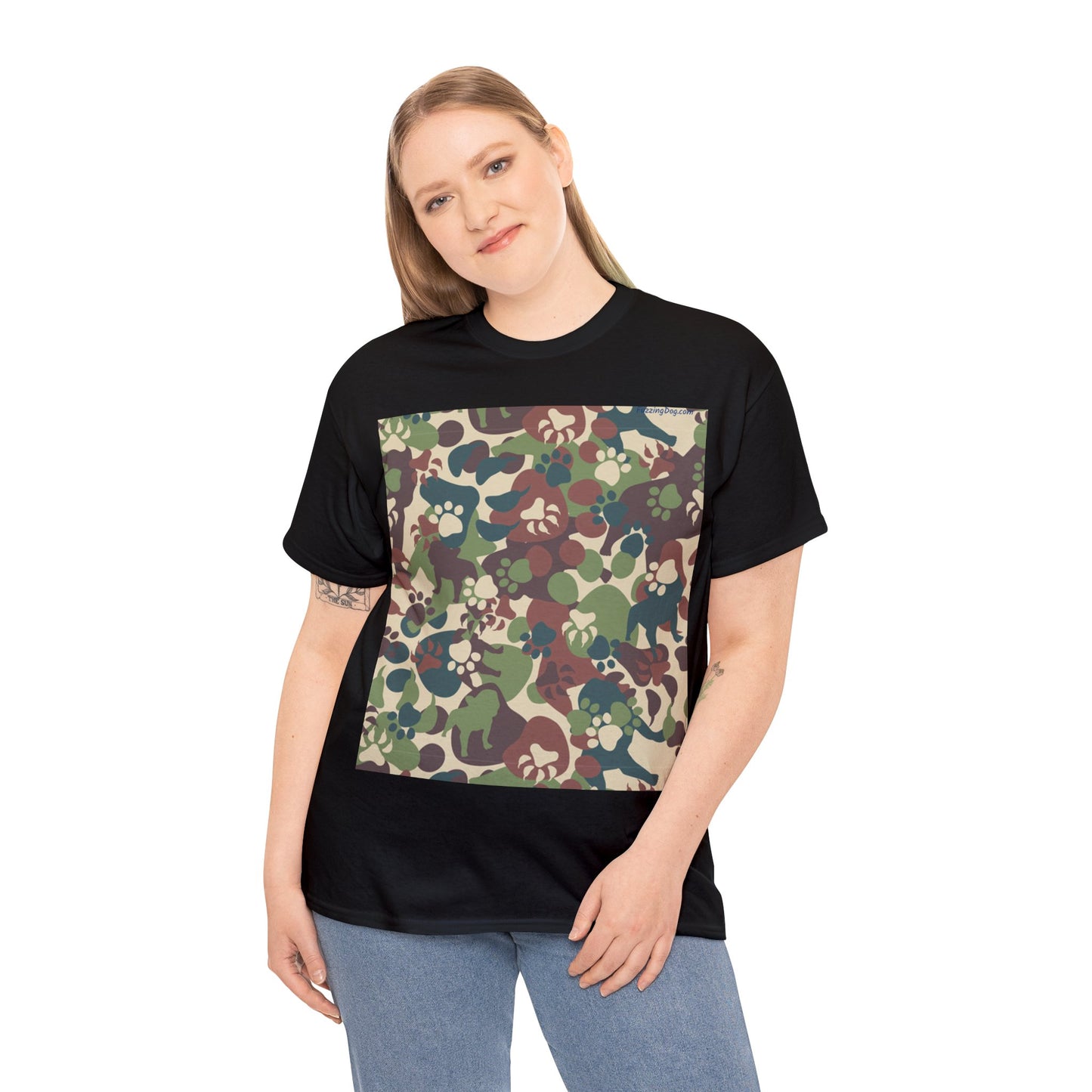 Dog Camo Unisex Heavy Cotton Tee