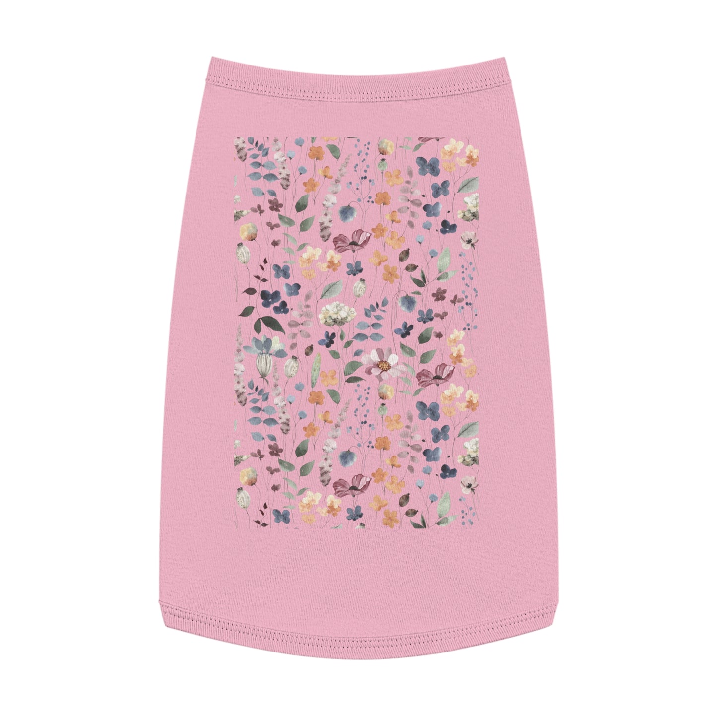 Flowers Pet Tank Top.