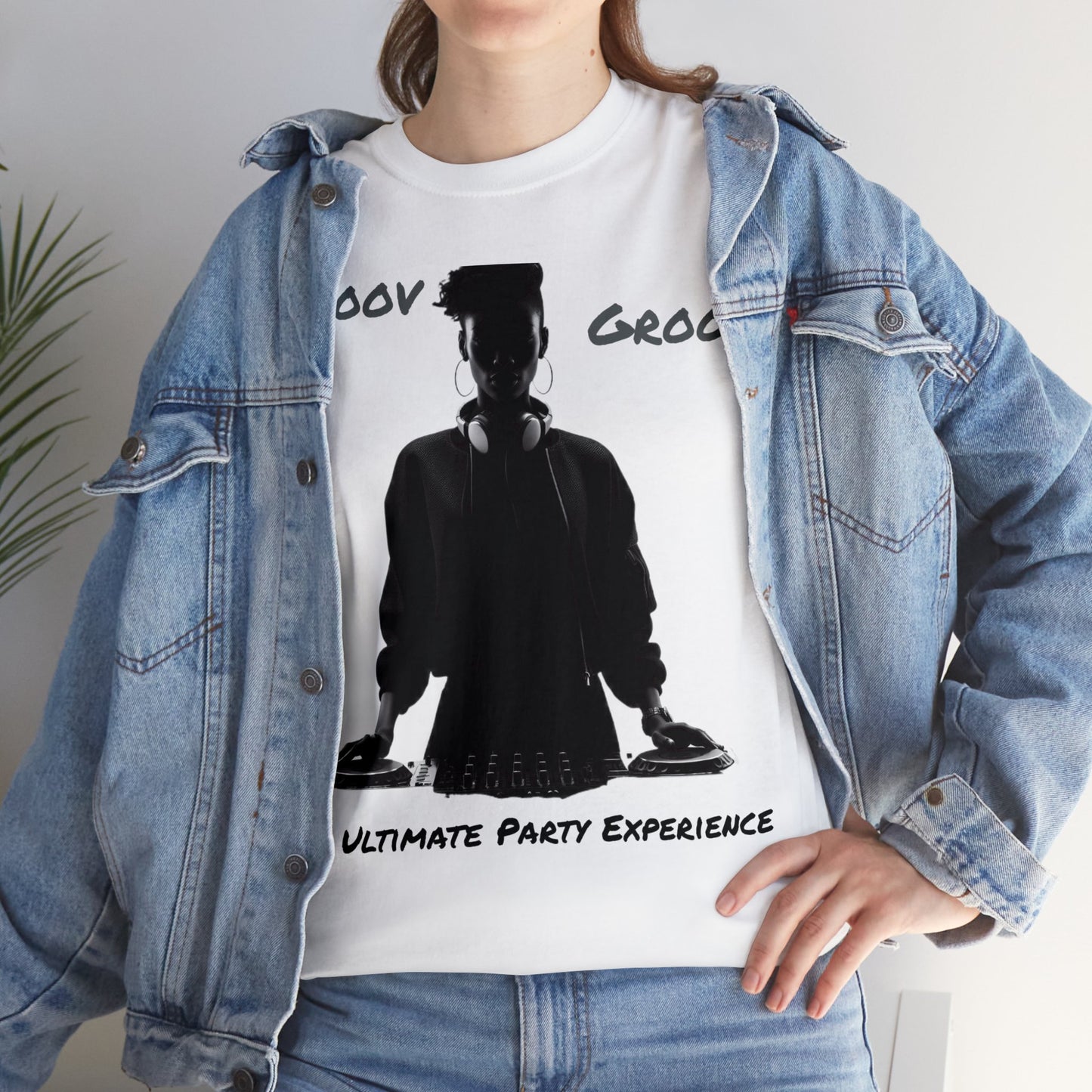 Smoov Groov Black Artist DJ Unisex Heavy Cotton T-Shirt