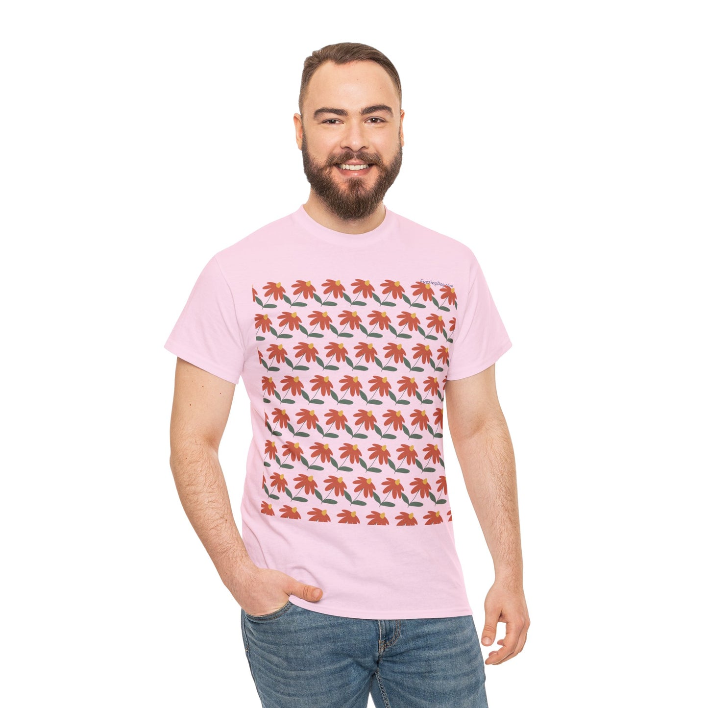 Flower Unisex Heavy Cotton Tee