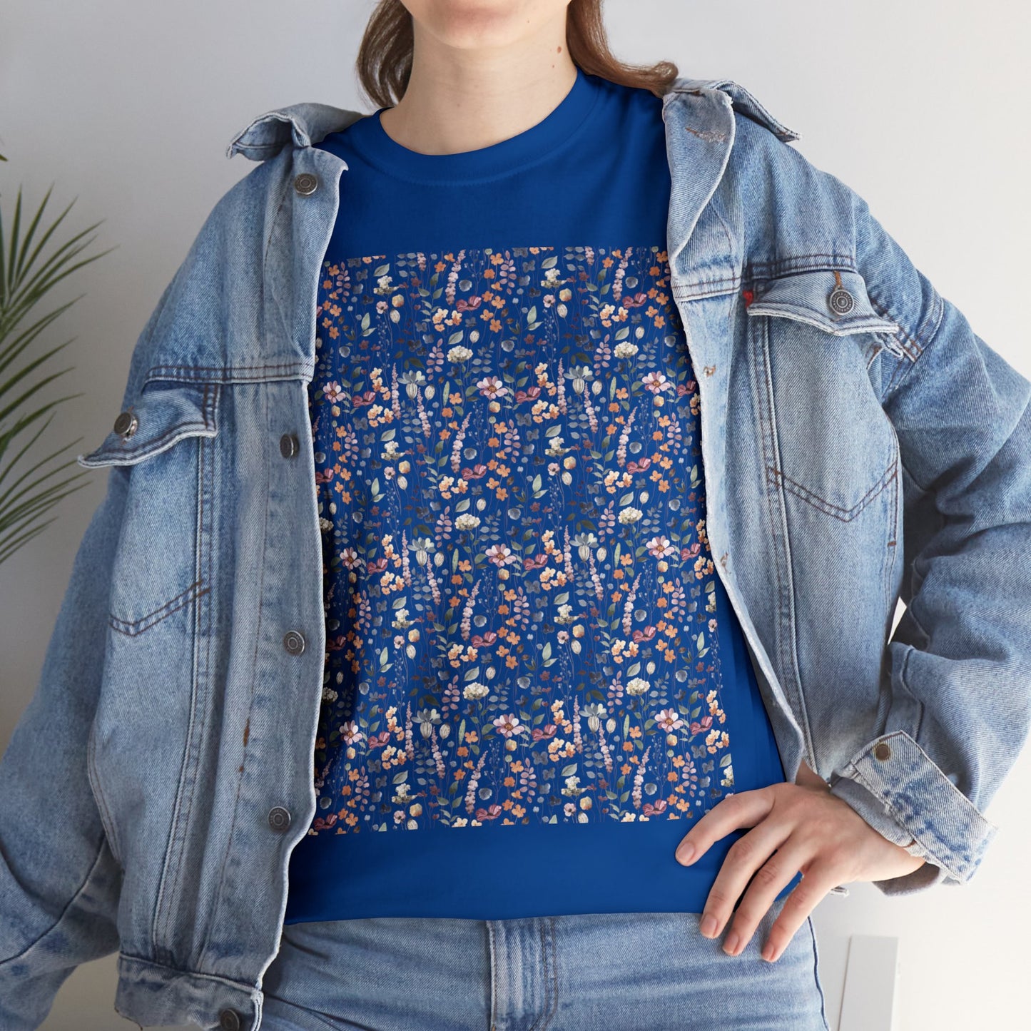 Flowers Unisex Heavy Cotton Tee