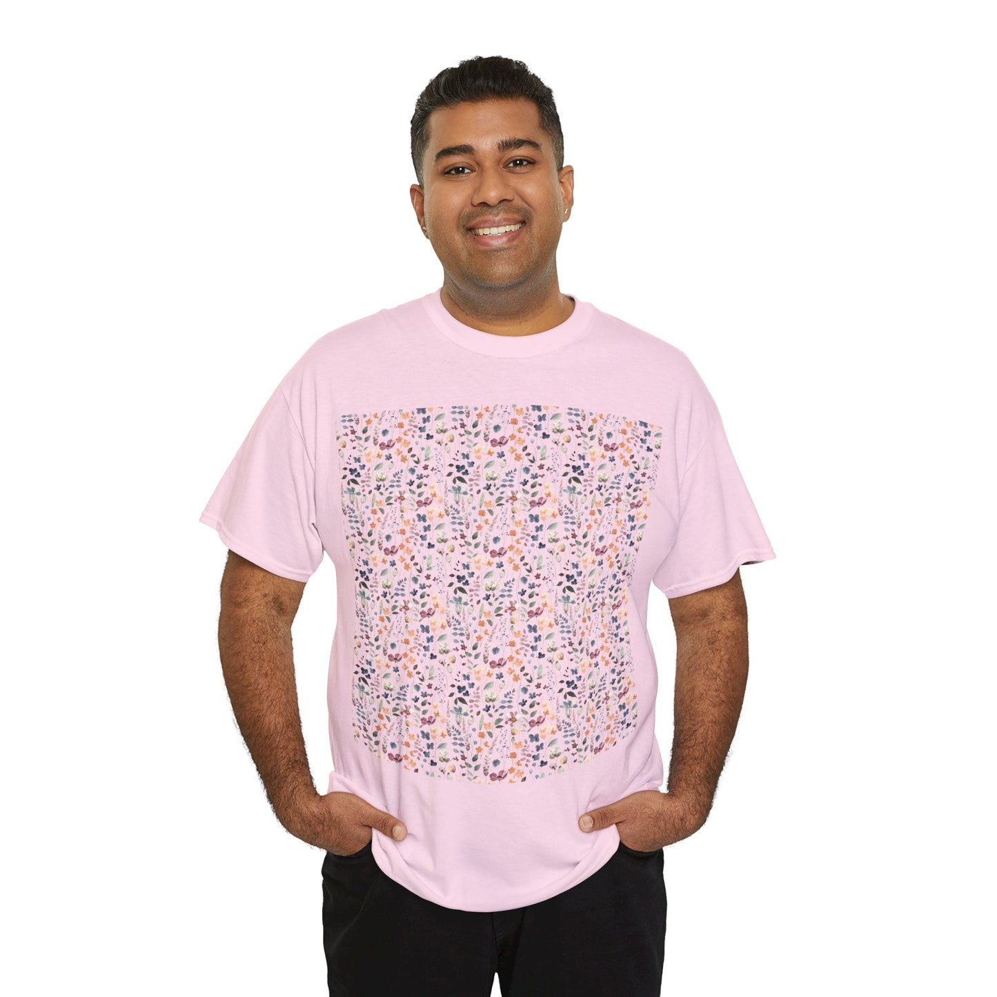 Flowers Unisex Heavy Cotton Tee