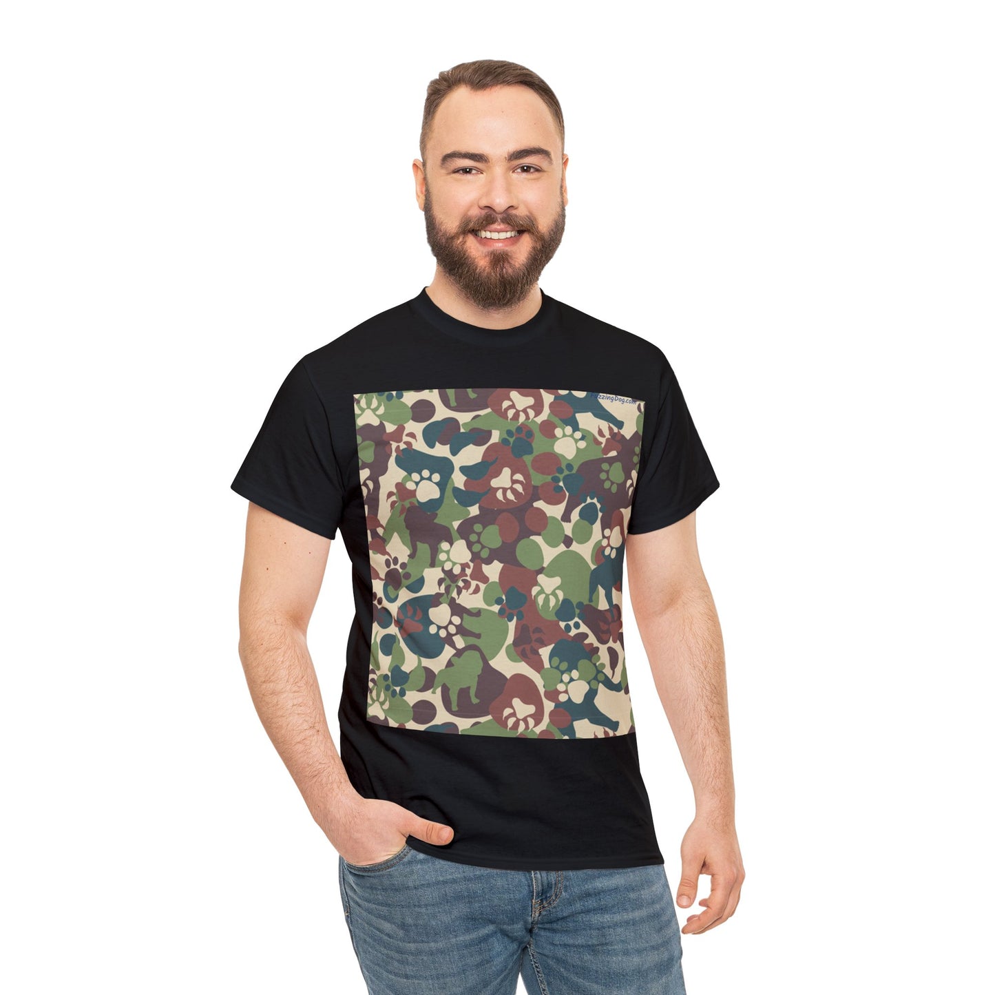 Dog Camo Unisex Heavy Cotton Tee