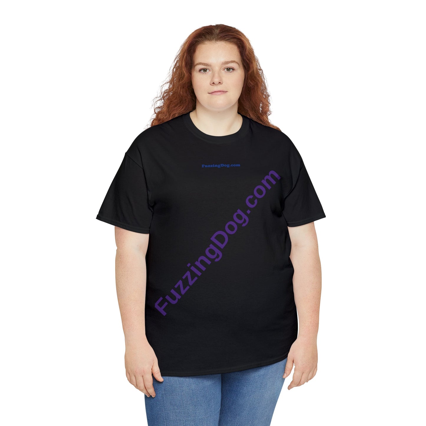 Fuzzing Dog Unisex Heavy Cotton Tee