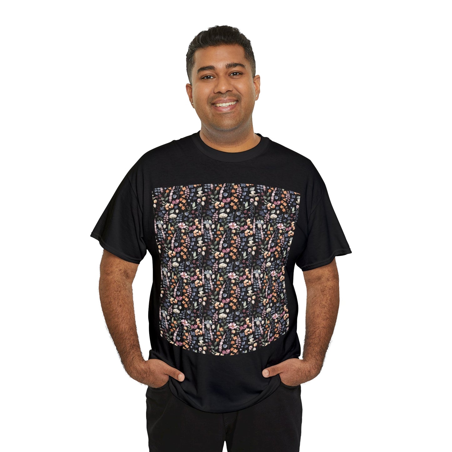 Flowers Unisex Heavy Cotton Tee