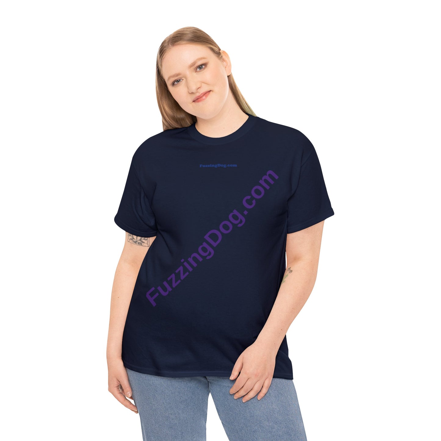 Fuzzing Dog Unisex Heavy Cotton Tee