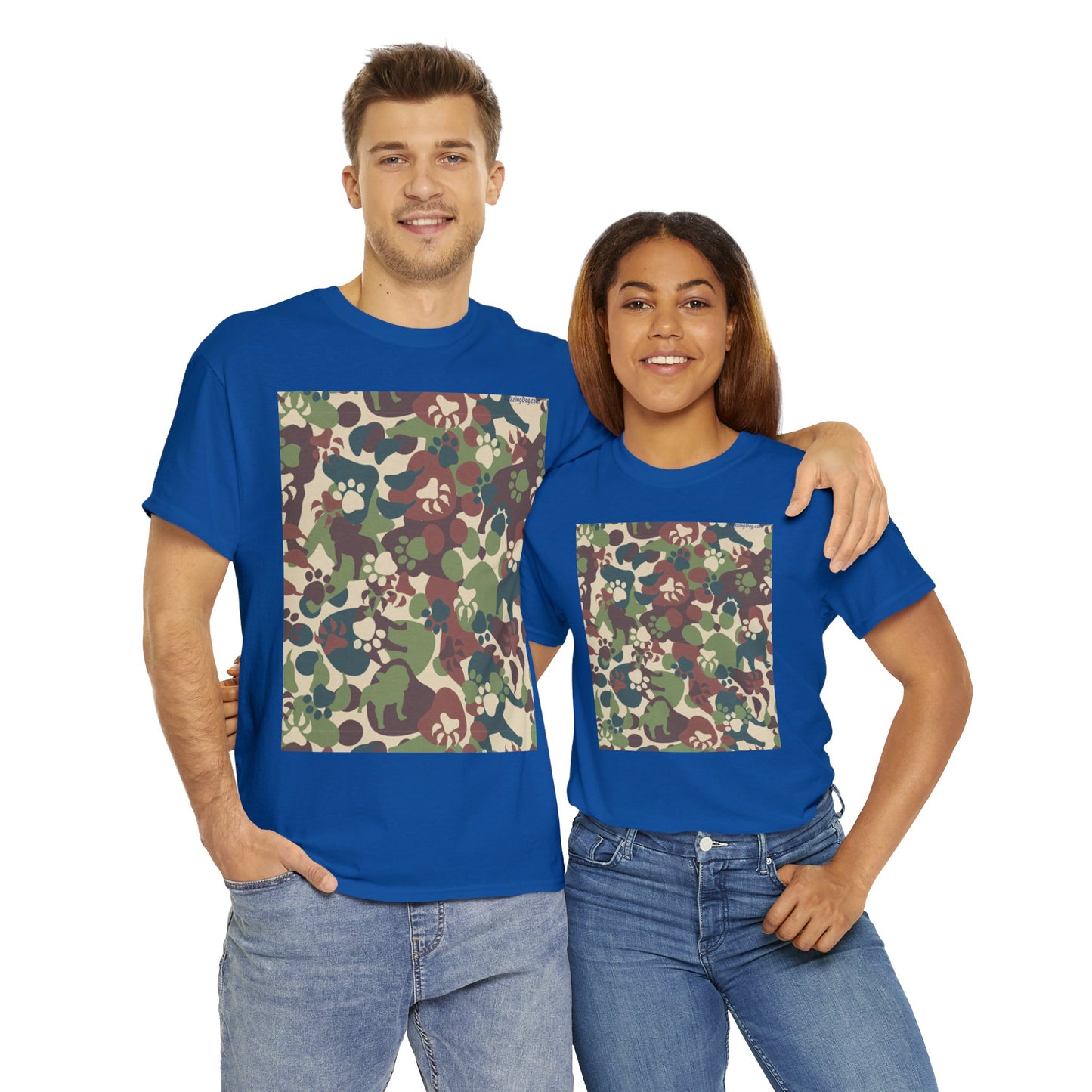 Dog Camo Unisex Heavy Cotton Tee