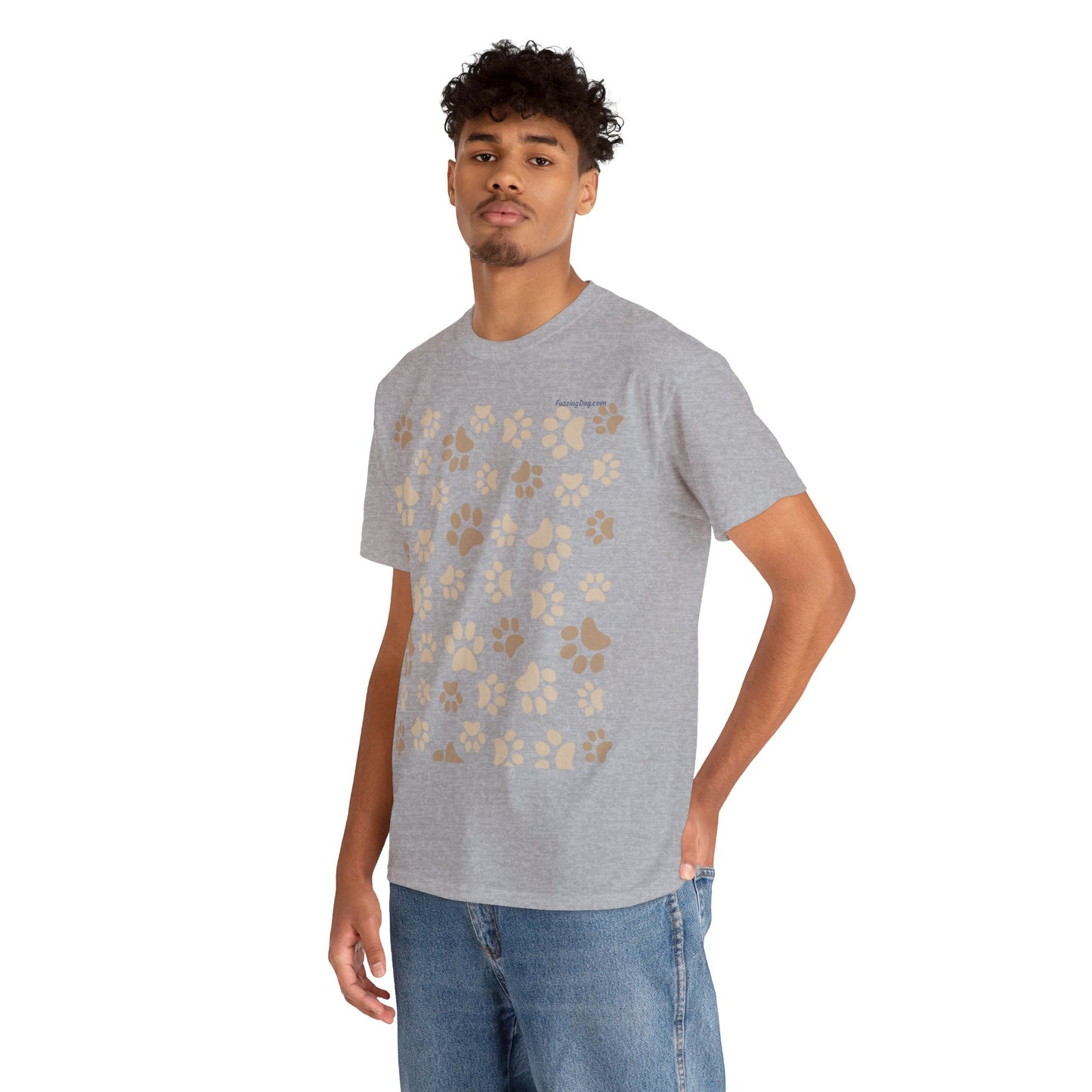 Dog Paws Unisex Heavy Cotton Tee