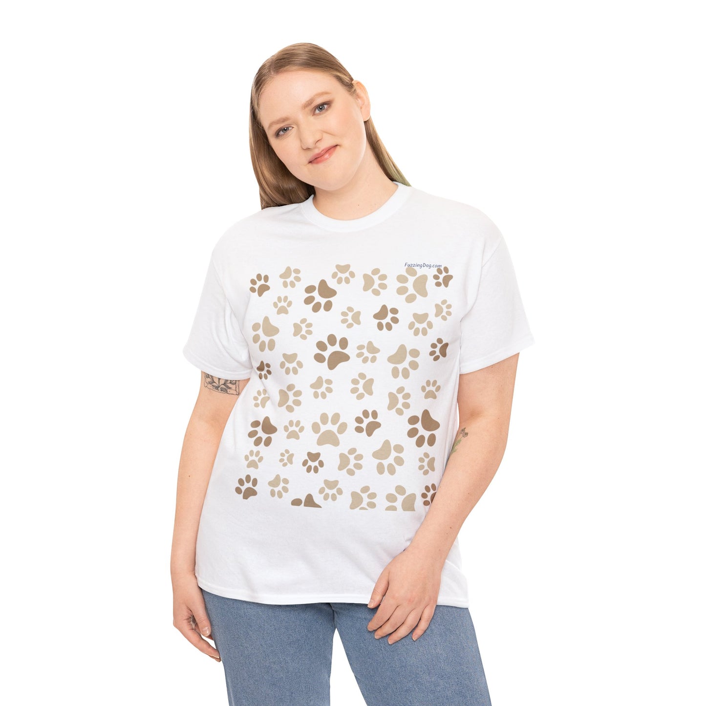 Dog Paws Unisex Heavy Cotton Tee