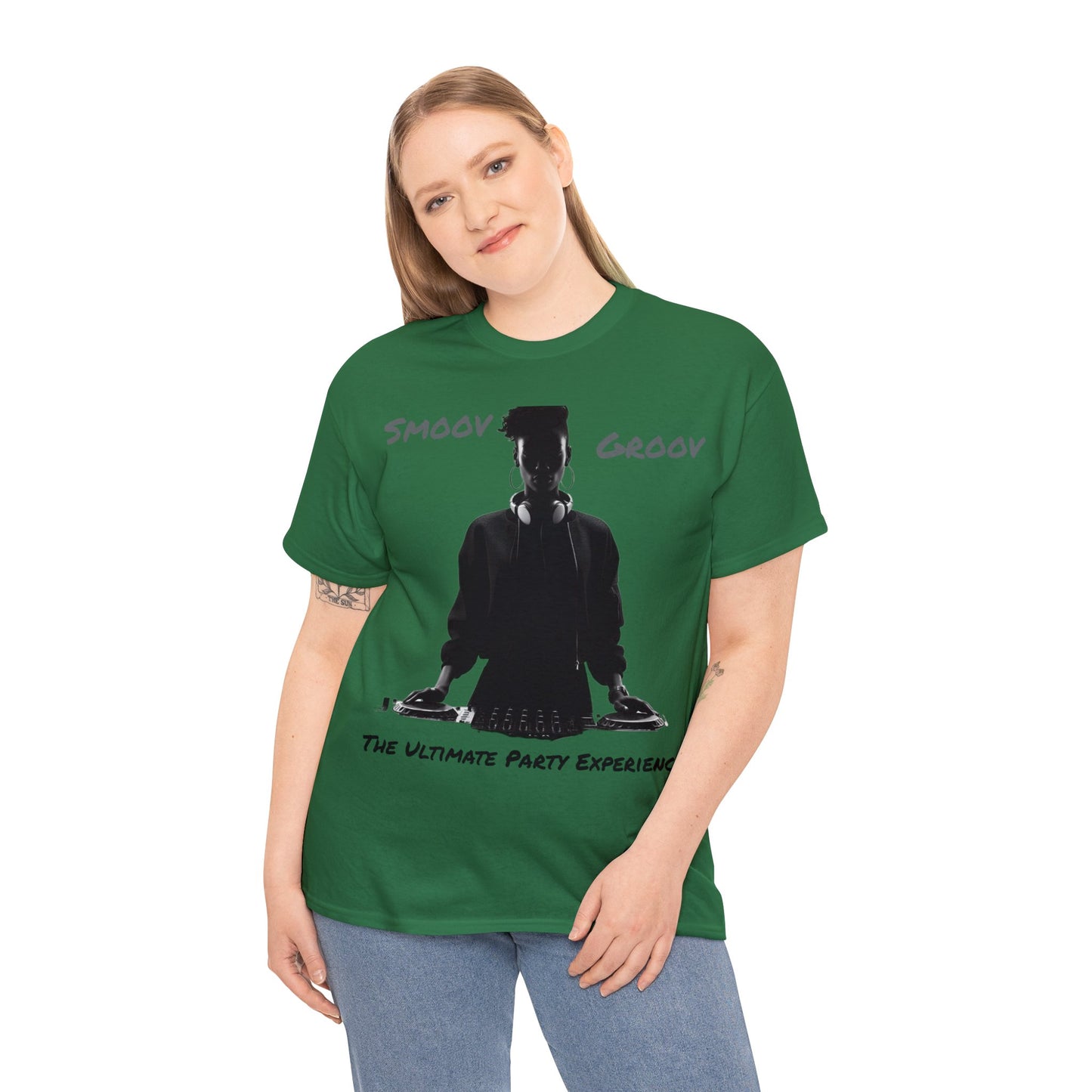 Smoov Groov Black Artist DJ Unisex Heavy Cotton T-Shirt