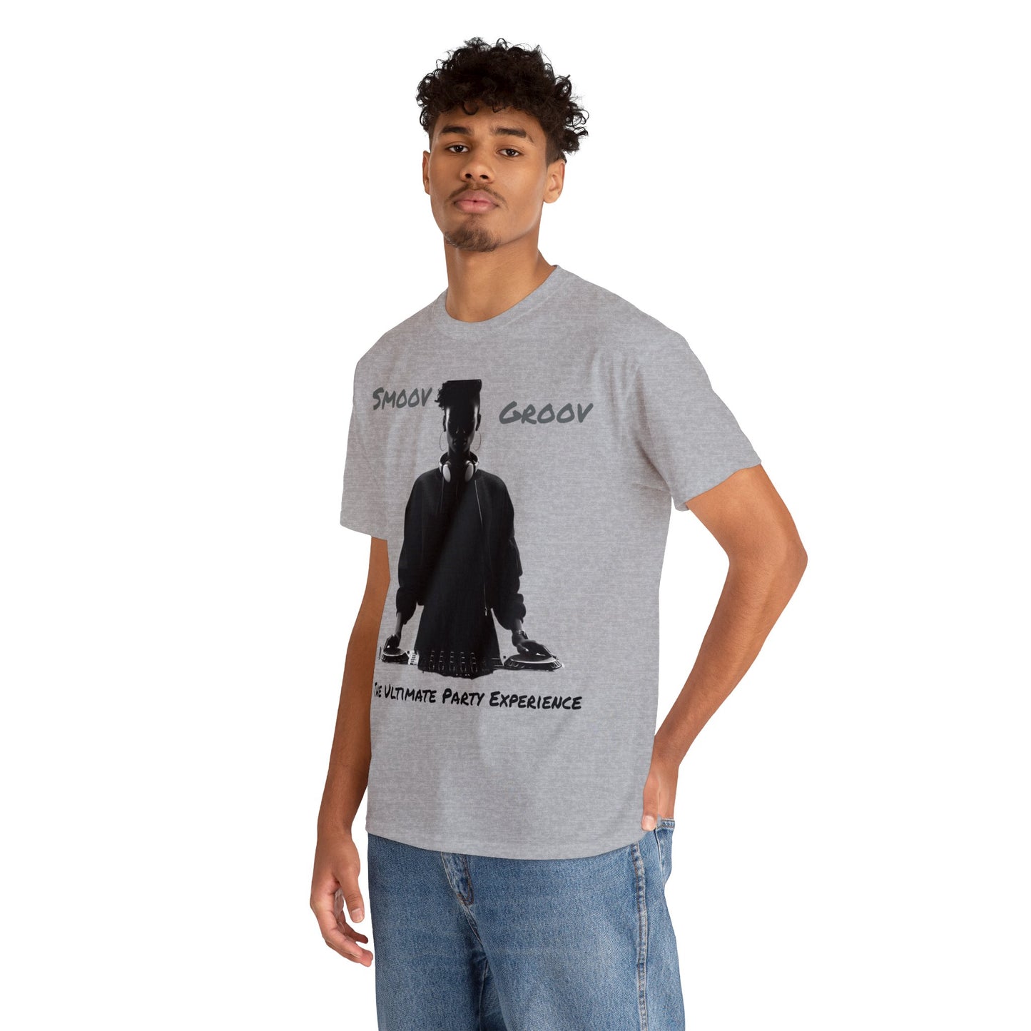 Smoov Groov Black Artist DJ Unisex Heavy Cotton T-Shirt