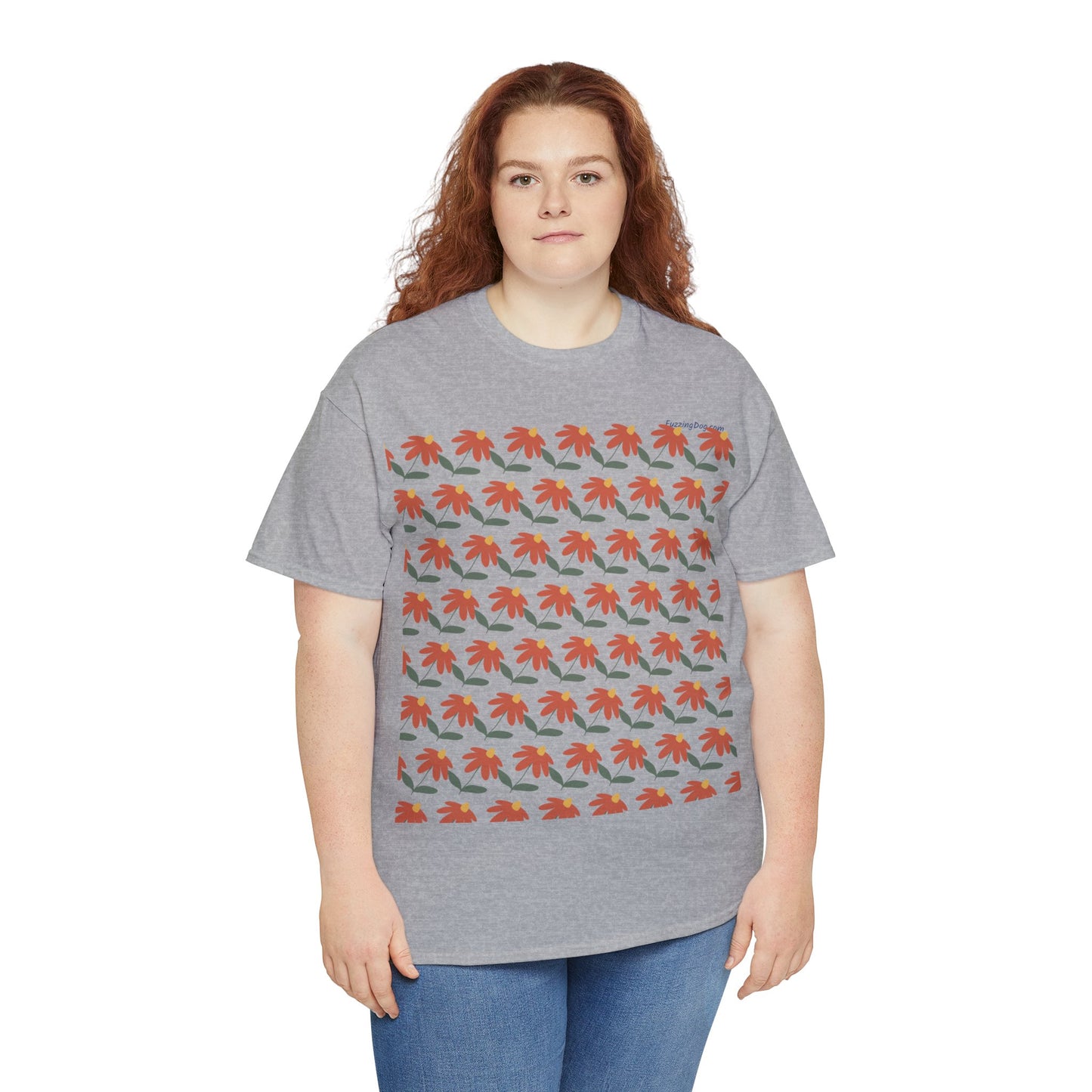 Flower Unisex Heavy Cotton Tee