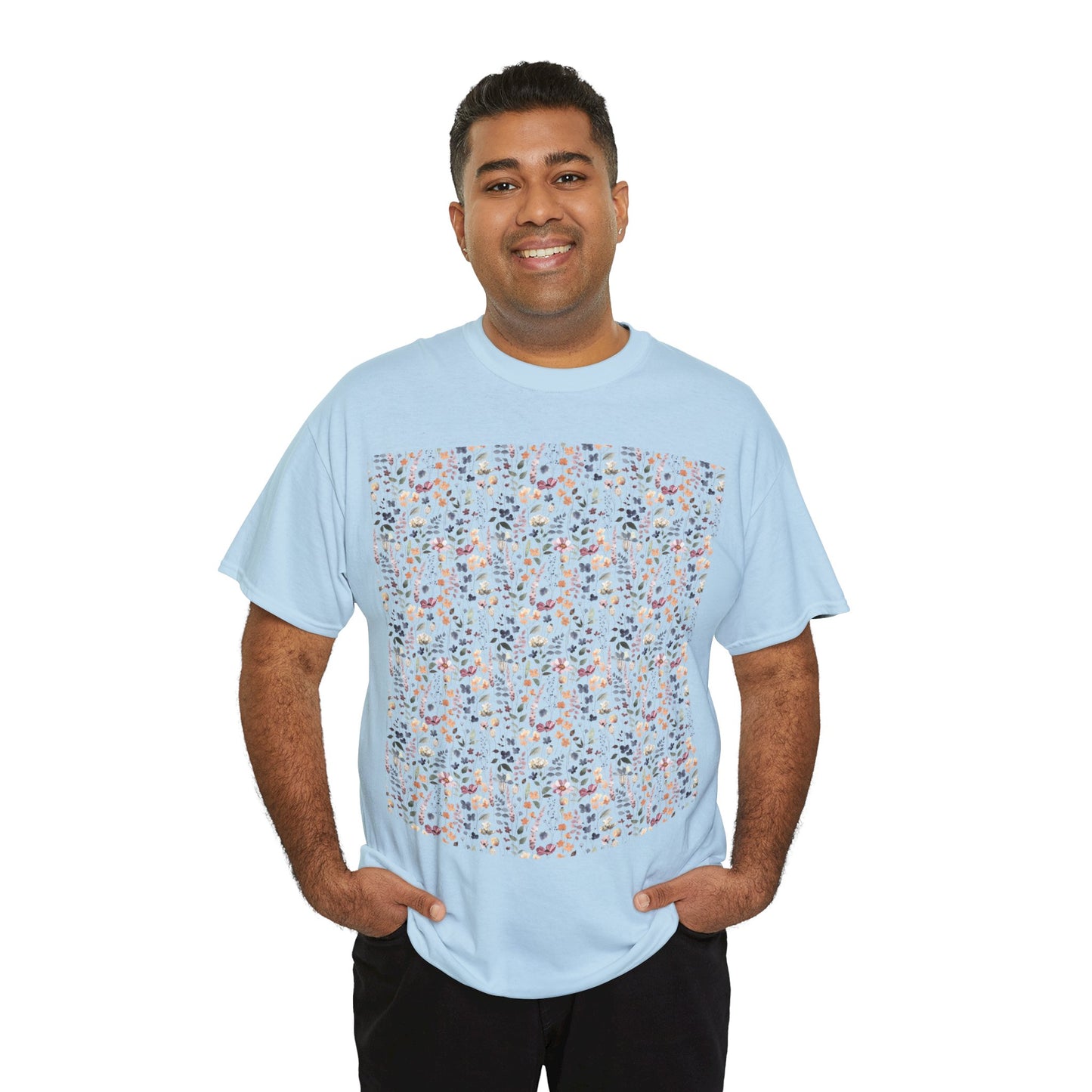 Flowers Unisex Heavy Cotton Tee
