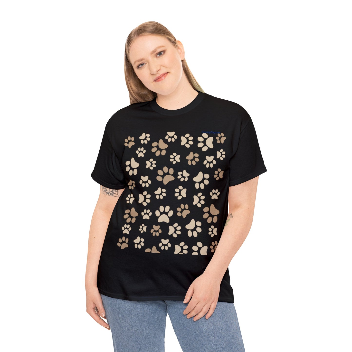Dog Paws Unisex Heavy Cotton Tee