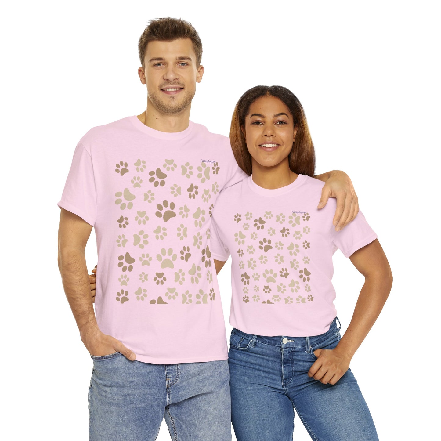 Dog Paws Unisex Heavy Cotton Tee