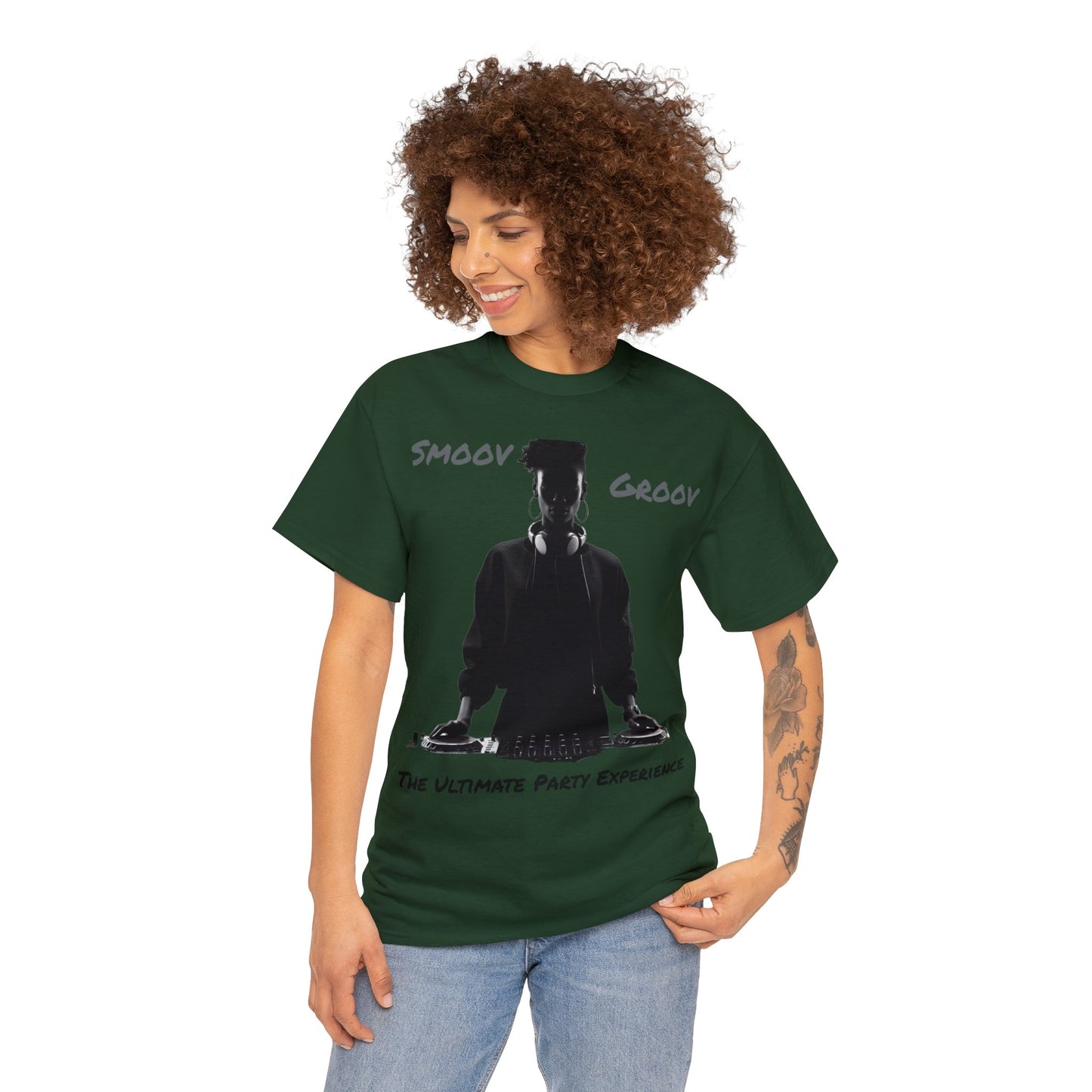 Smoov Groov Black Artist DJ Unisex Heavy Cotton T-Shirt