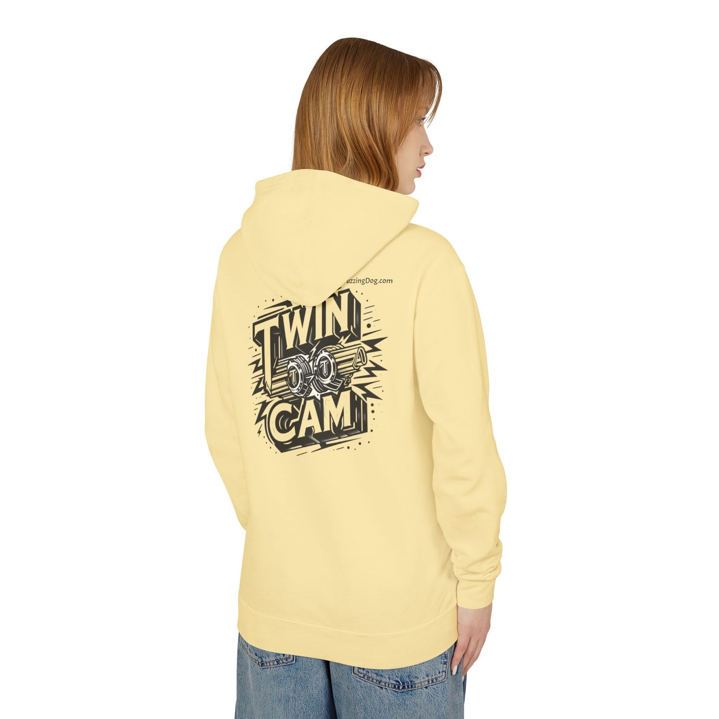 Twin Cam Motor Lightweight Hoodie - Cotton