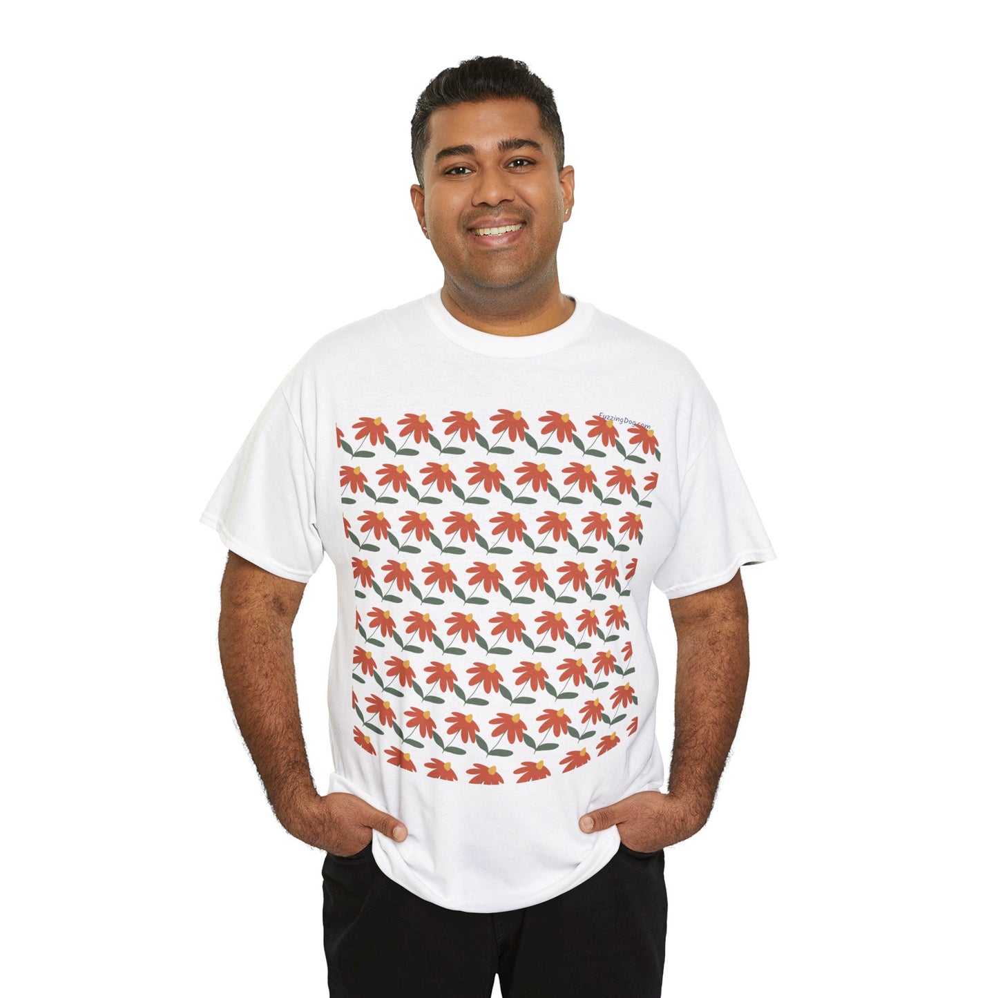 Flower Unisex Heavy Cotton Tee