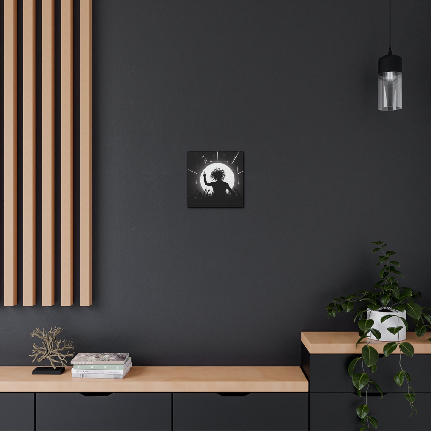 Smoov DJ in the club Canvas Wall Art