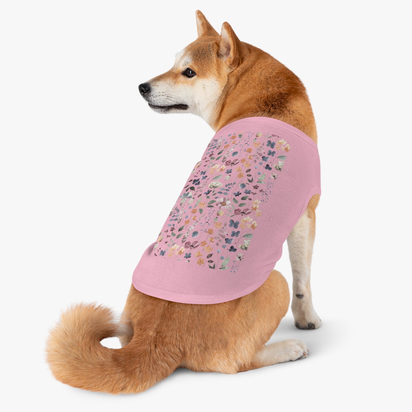 Flowers Pet Tank Top.