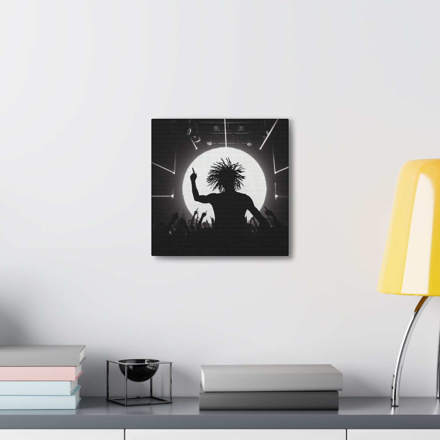 Smoov DJ in the club Canvas Wall Art