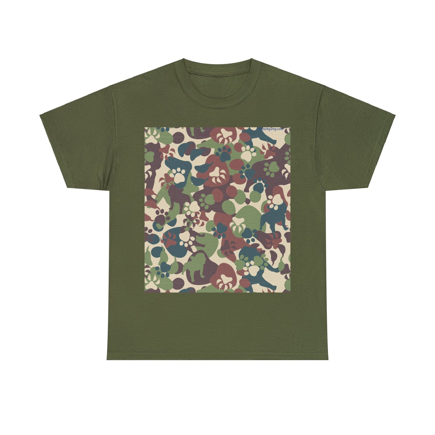 Dog Camo Unisex Heavy Cotton Tee