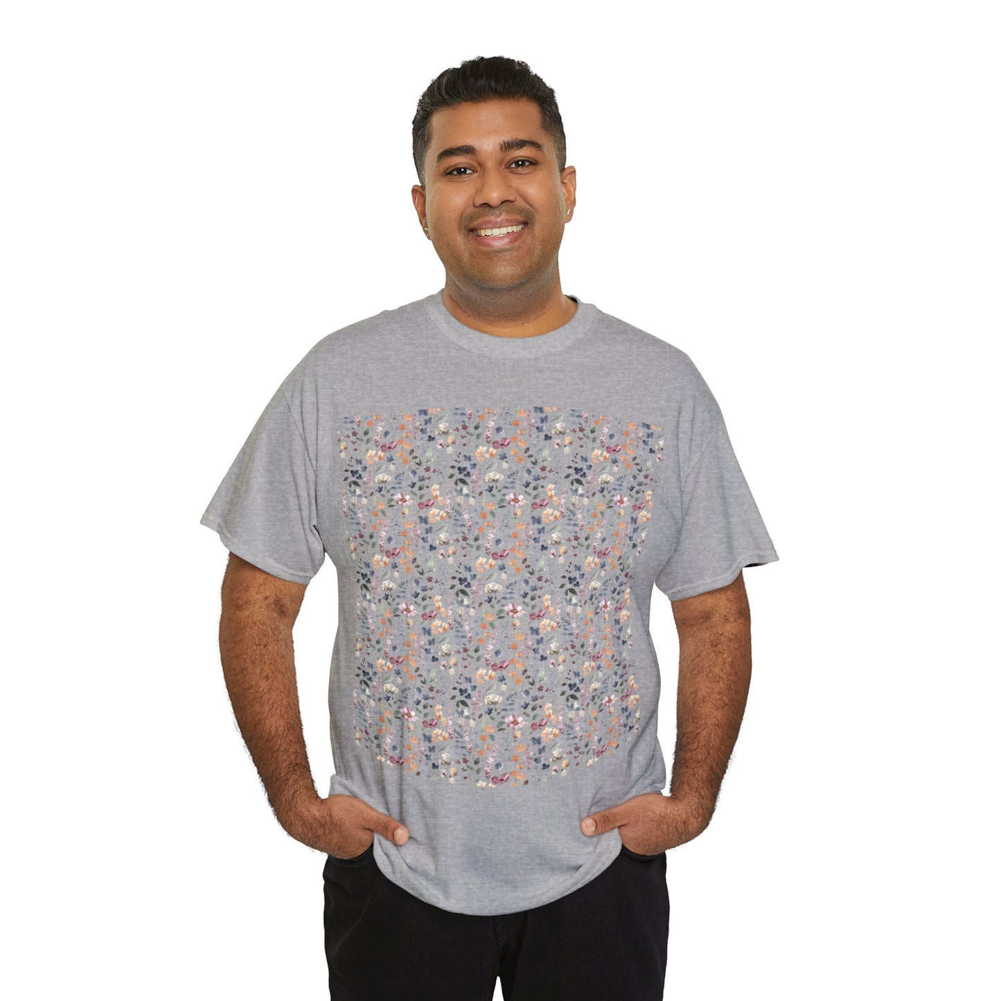 Flowers Unisex Heavy Cotton Tee