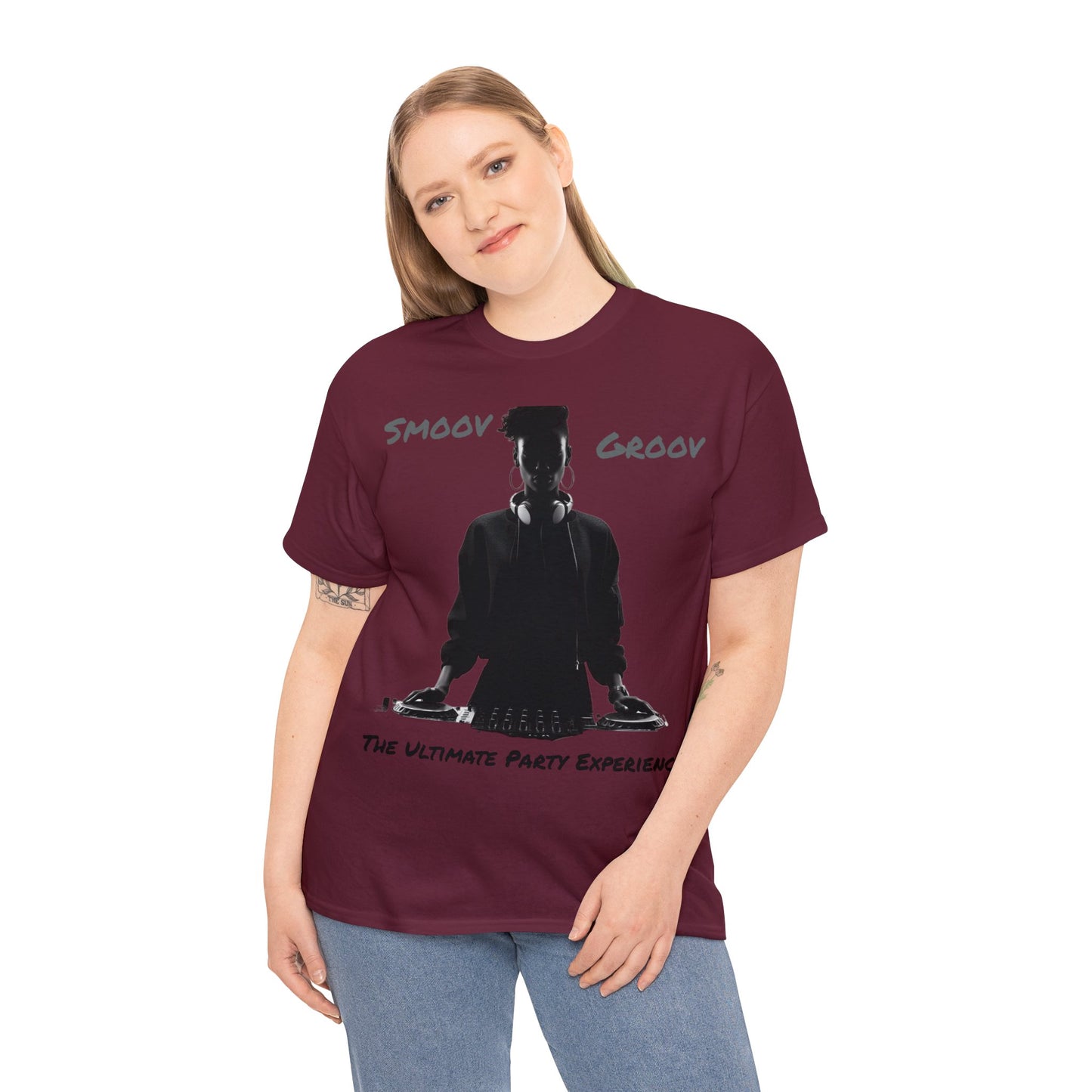 Smoov Groov Black Artist DJ Unisex Heavy Cotton T-Shirt