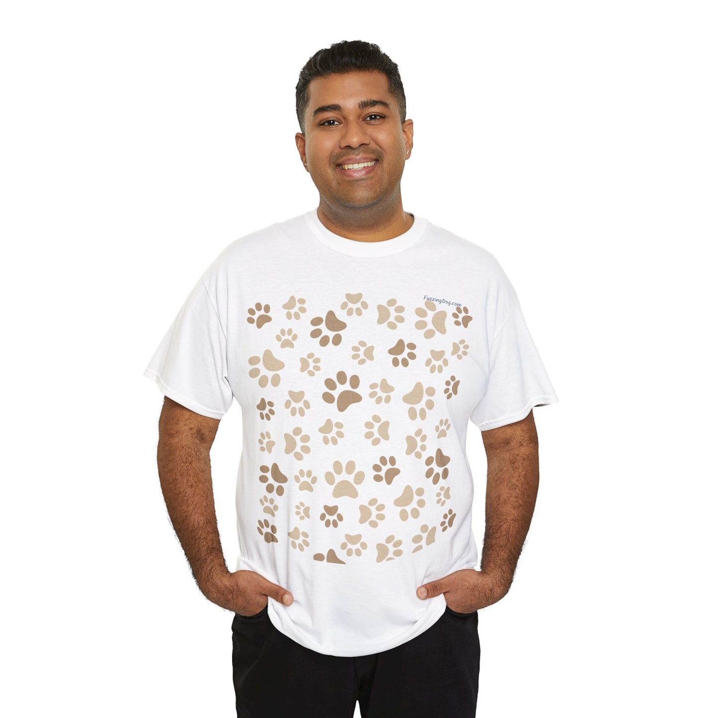 Dog Paws Unisex Heavy Cotton Tee