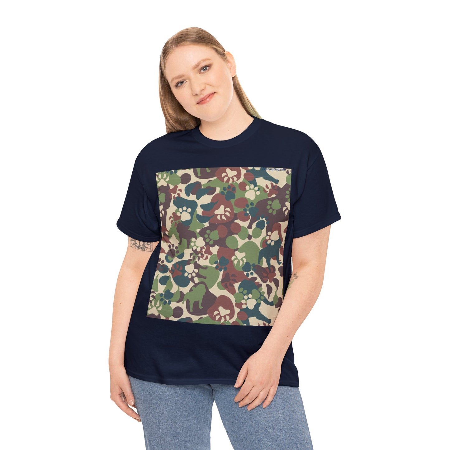 Dog Camo Unisex Heavy Cotton Tee