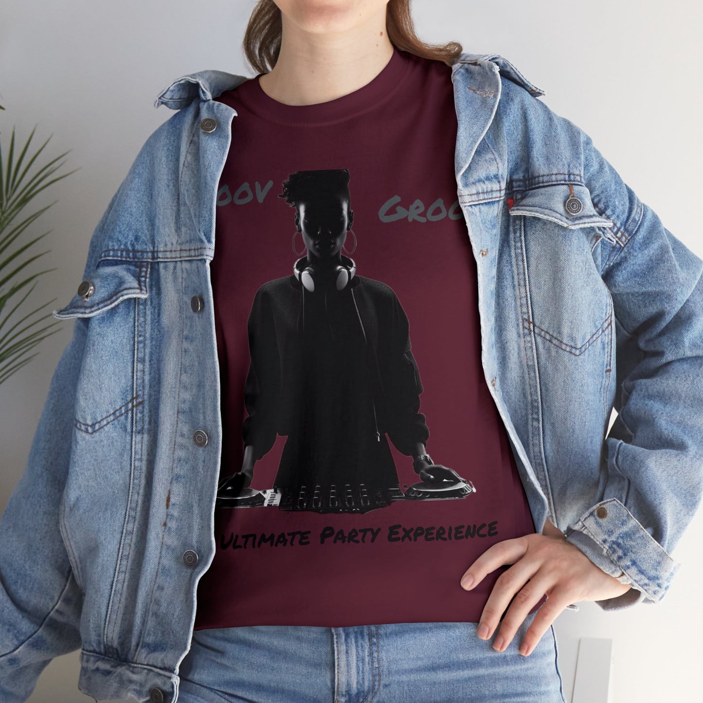 Smoov Groov Black Artist DJ Unisex Heavy Cotton T-Shirt