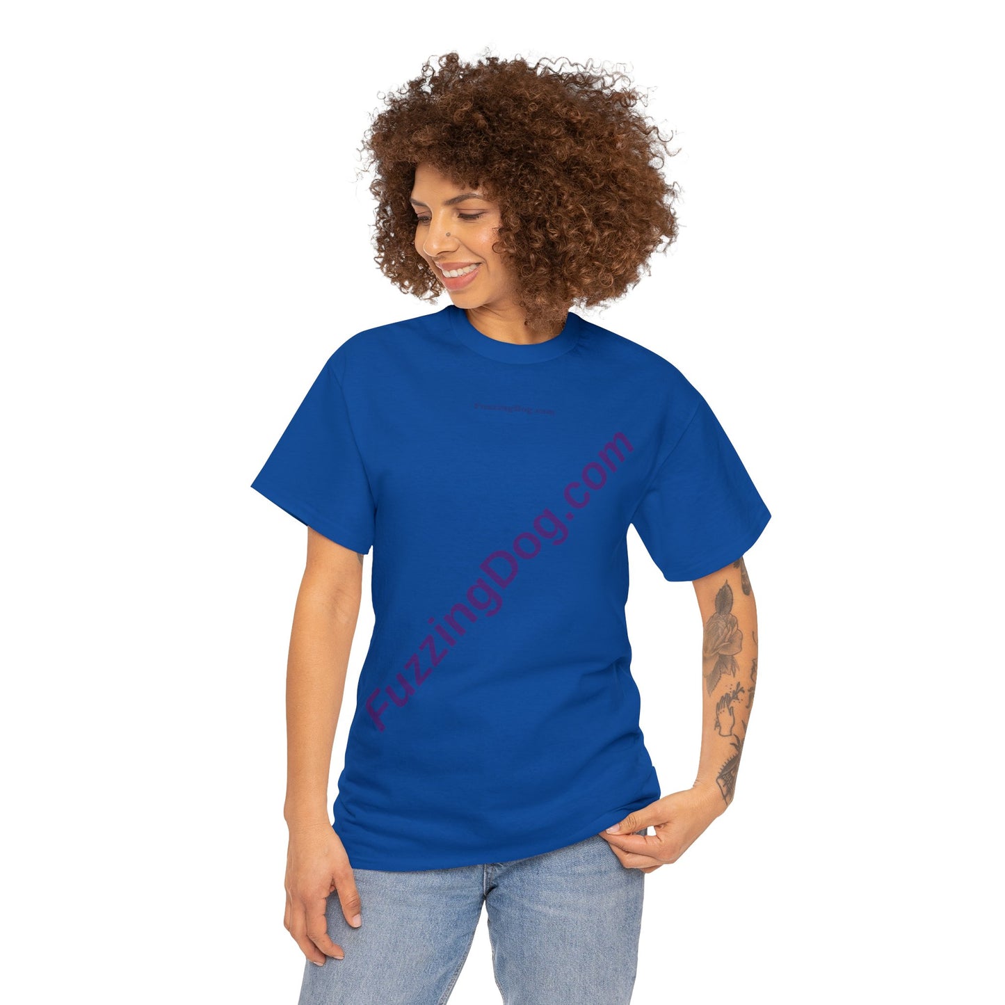 Fuzzing Dog Unisex Heavy Cotton Tee
