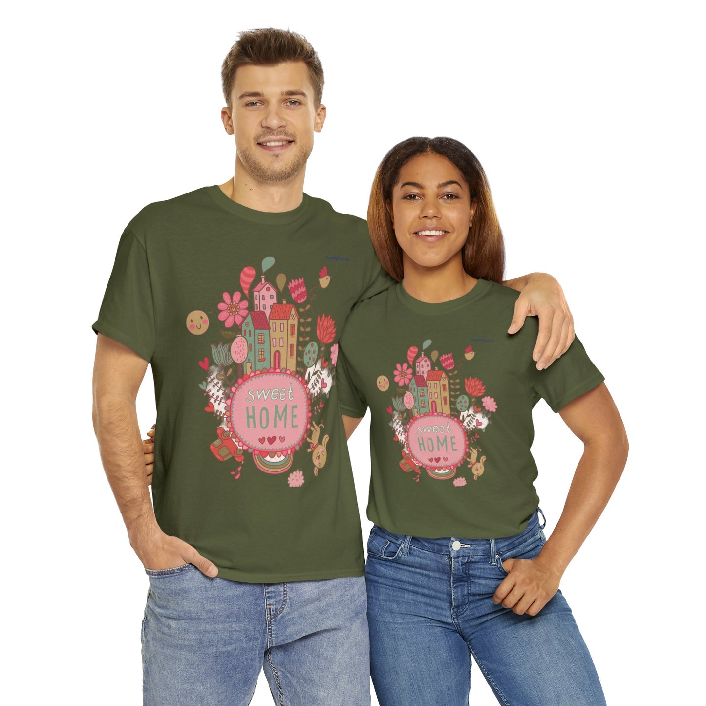 Home Sweet Home Unisex Heavy Cotton Tee